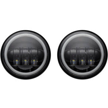 4.5" Passing Lamps with Halo Black