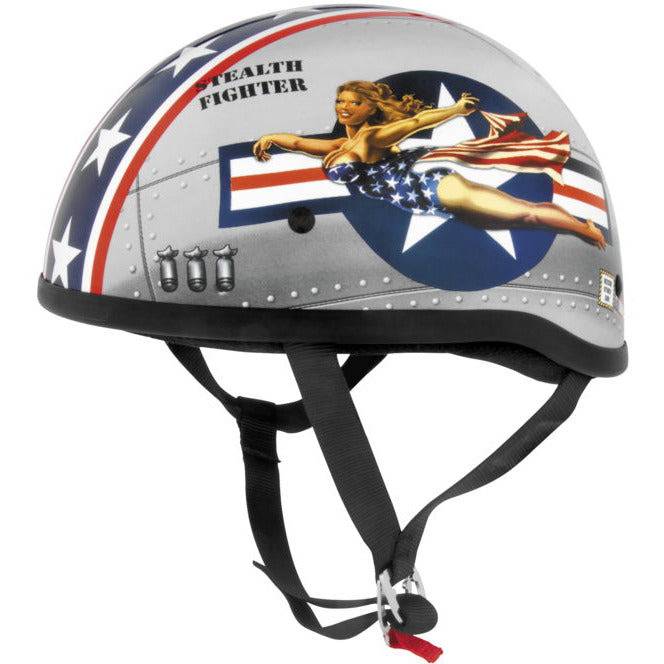 Skid Lid Original Lethal Threat Bomber Pinup Helmet