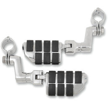 Offset Highway Pegs 1 1/4" Chrome