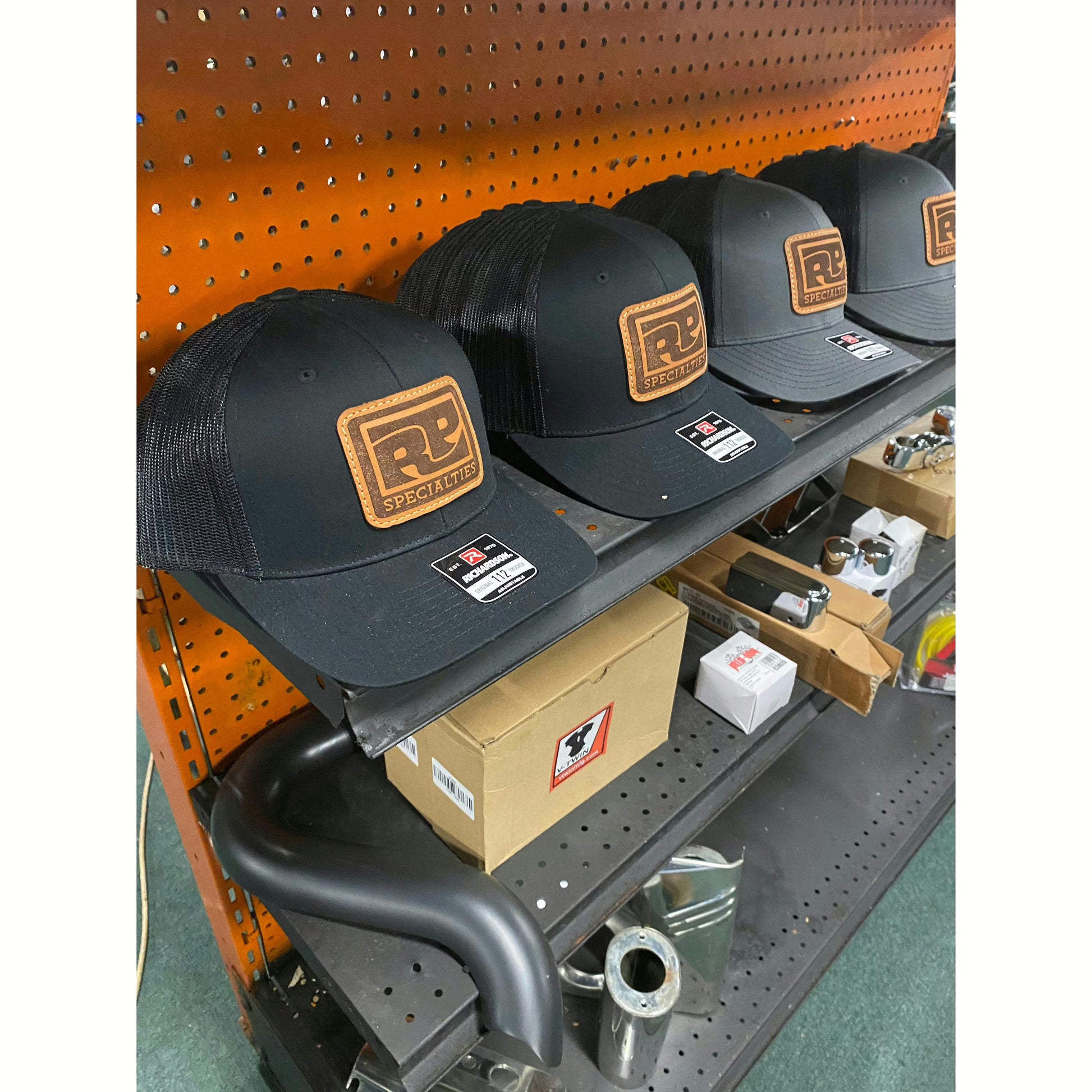 Rp's Leather Patch Trucker Hat
