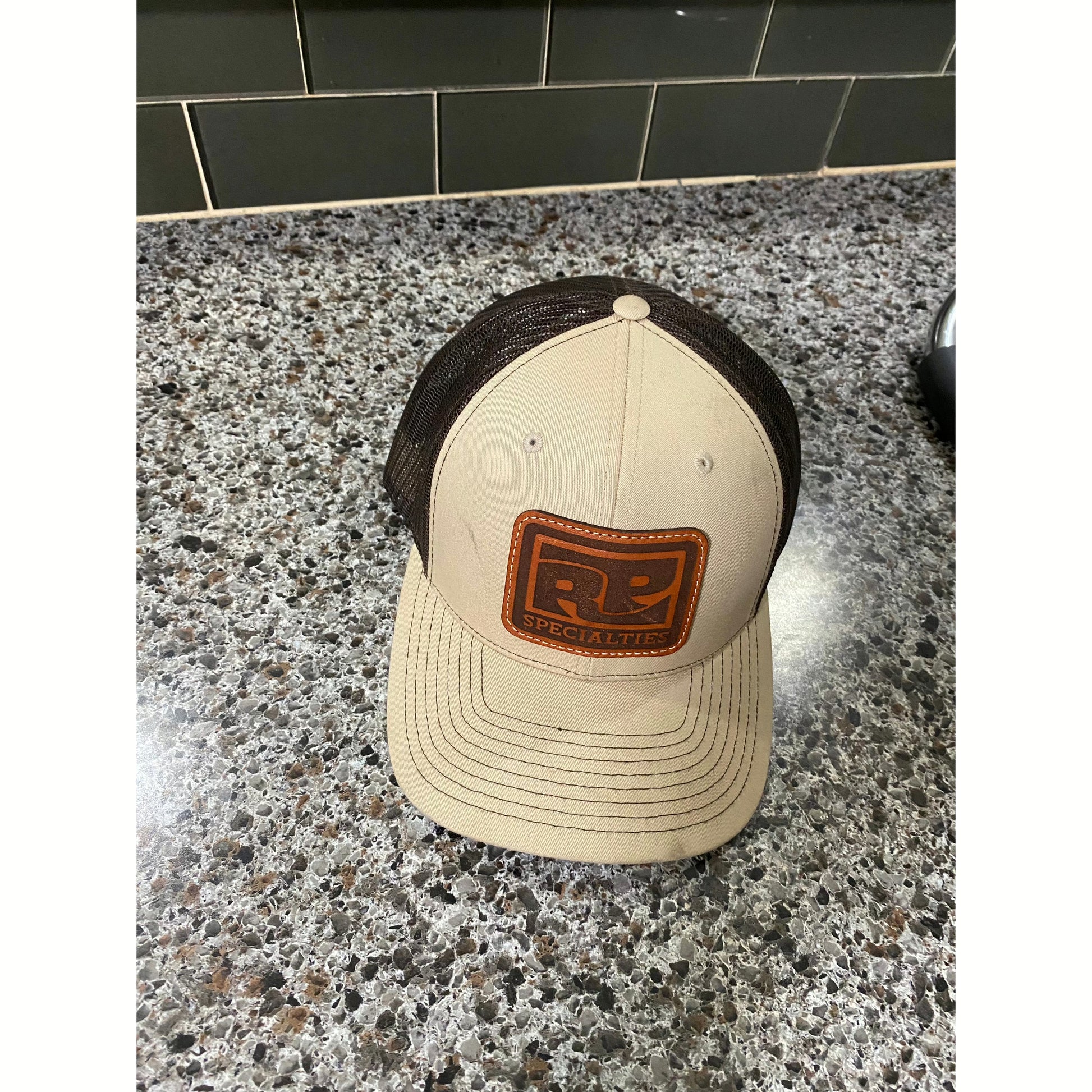 Rp's Leather Patch Trucker Hat