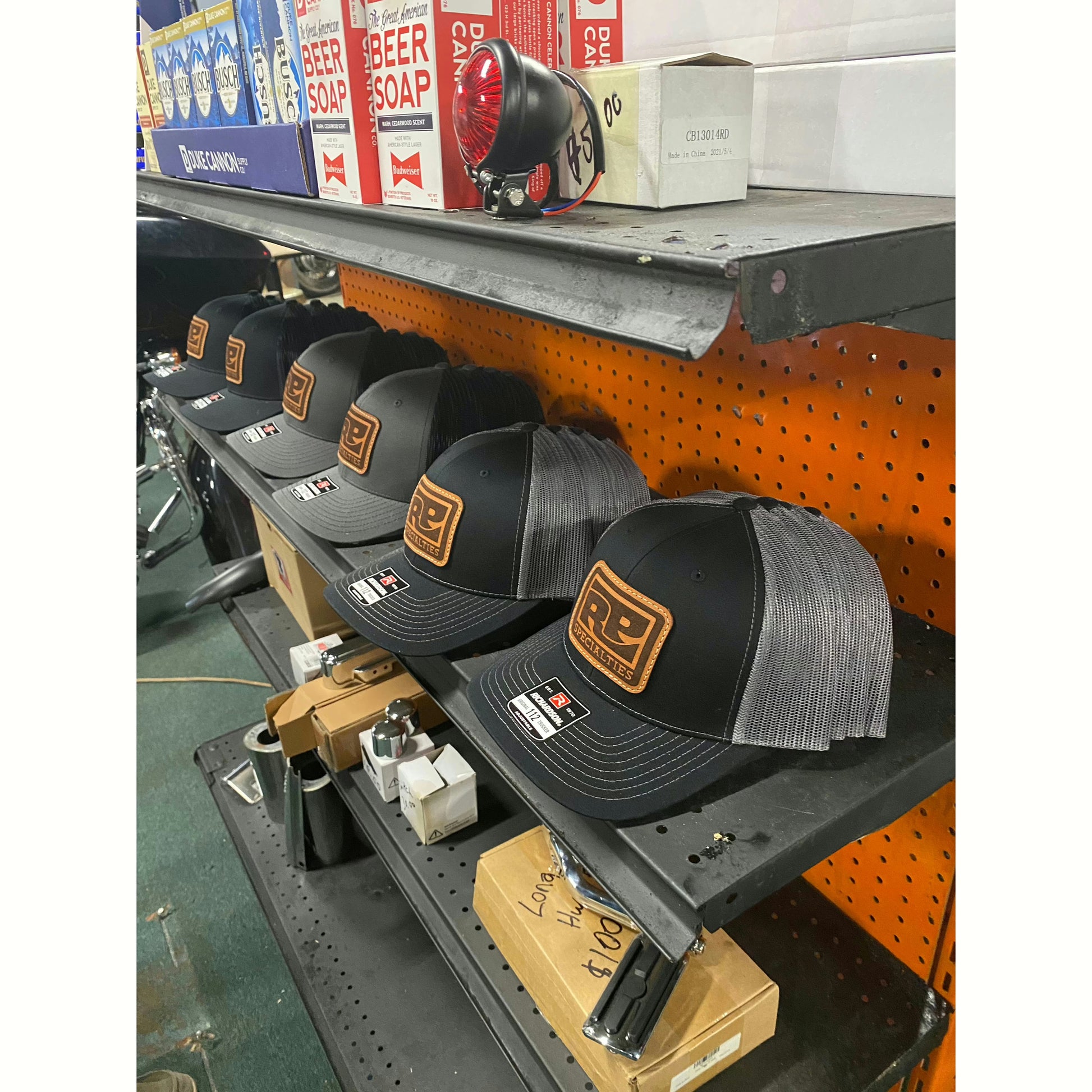 Rp's Leather Patch Trucker Hat