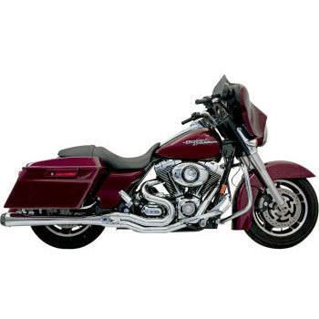 Bassani FLH-747Road Rage 2:1 B4 Exhaust System Chrome '95-'16 FL