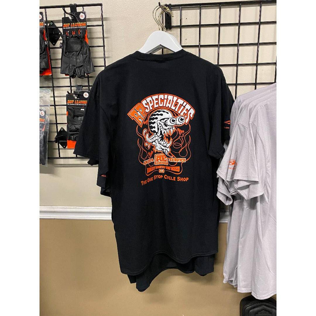 RP SPECIALTIES RAT FINK STYLE TEE BLACK
